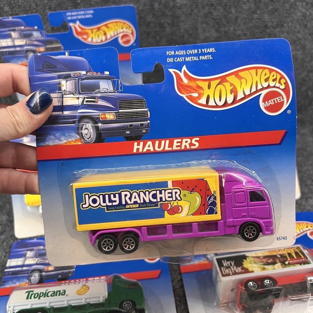 Lot Of 6 Hot Wheels Haulers Tractor Trailers 1996 NIP McDonald's Tropicana - Picture 7 of 9